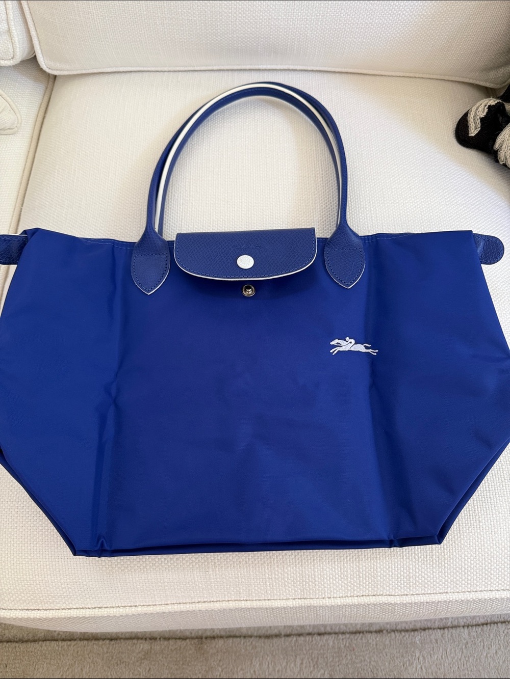 Longchamp Elegant Dark Blue Tote Bag